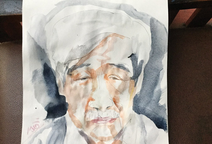 Tranh: Nguyễn Văn Hổ.