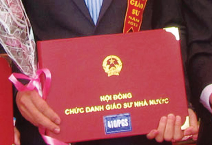 Đã chốt lại được số ứng viên GS, PGS chưa đủ tiêu chuẩn để công nhận.