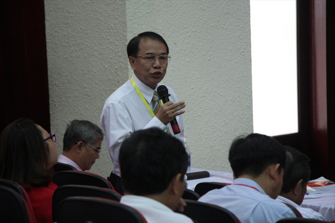 Đại biểu thảo luận, trao đổi tại hội thảo. Ảnh: Ngô Tùng.