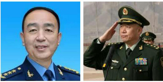 Điền Tu Tư và Vương Kiến Bình.