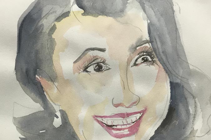 Tranh: Nguyễn Văn Hổ. 