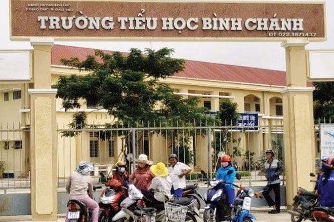 Ngôi trường nơi xảy ra vụ việc. Ảnh: PV.