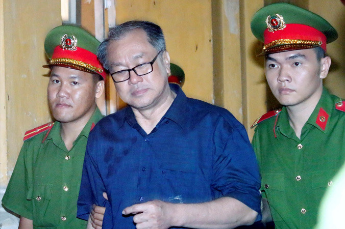 Bị cáo Phạm Công Danh tại tòa ngày 9/1. Ảnh: Tân Châu.