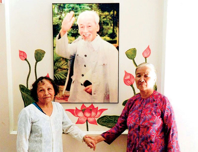 “Cô Ba biệt động” Ngọc Huệ và cô “Hai Phiên”.