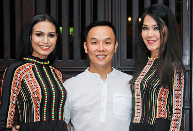Người đẹp H’Ăng Niê, NTK Việt Hùng và diễn viên điện ảnh Đinh Y Nhung.