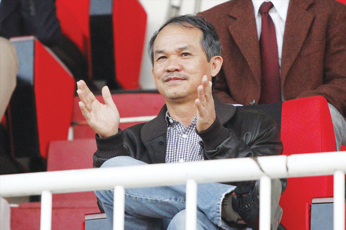 Bầu Đức luôn có những phát biểu mạnh mẽ ở V-League và bóng đá Việt Nam. Ảnh: VSI.