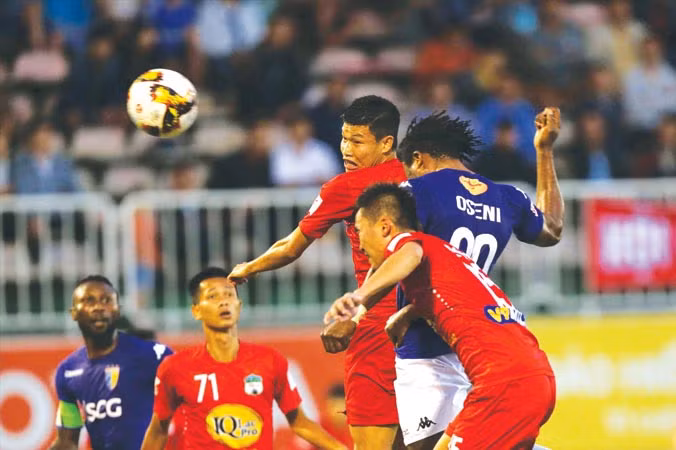 HAGL được xem là đội trẻ nhất lịch sử V-League. Ảnh: VSI.