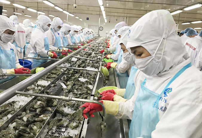 Thủy sản là một trong lĩnh vực góp phần quan trọng giúp toàn ngành nông nghiệp hướng mục tiêu xuất khẩu 40-40,5 tỷ USD năm 2018. Ảnh: Bình Phương.