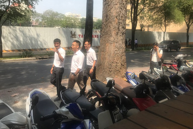 Bãi giữ xe trên địa bàn quận 1.