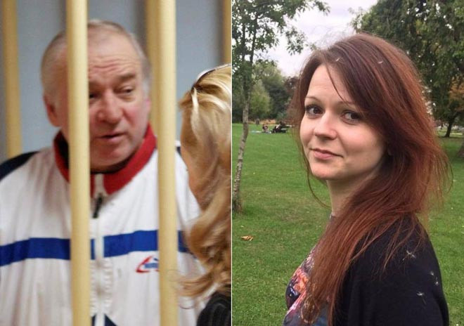 Ông Skripal và con gái Yulia. Ảnh: Getty Images.