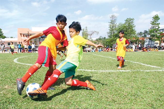 Thí sinh tham dự kỳ tuyển sinh 2017 của PVF.