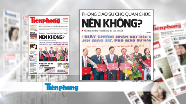 Rà soát hơn 1.200 PGS, GS 2017: Phát hiện 1 người không đủ tiêu chuẩn
