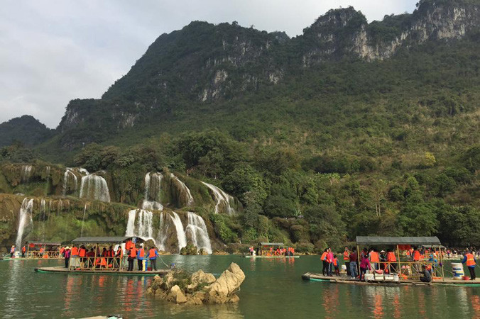 Thác Bản Giốc. Ảnh: h.d 