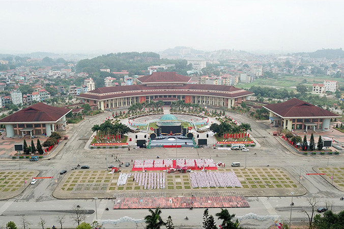 Toàn cảnh Trung tâm văn hóa Kinh Bắc. Ảnh: Mạnh Thắng.