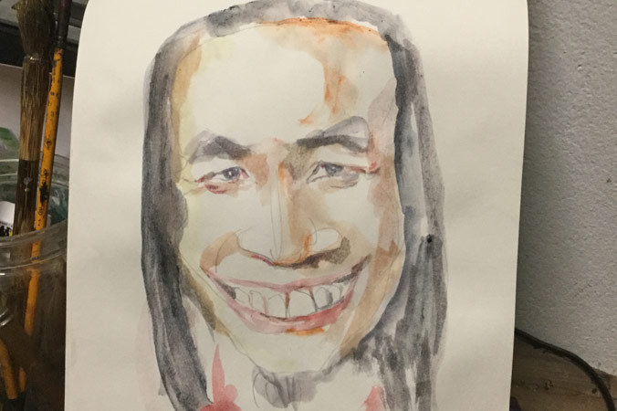 Tranh: Nguyễn Văn Hổ.