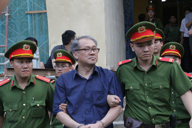 Ông Phạm Công Danh sau ngày xét xử. Ảnh: Tân Châu.