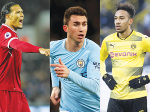 Van Dijk, Laporte và Aubameyang, 3 bản hợp đồng đắt giá nhất NH Anh trong kỳ chuyển nhượng mùa đông 2018.