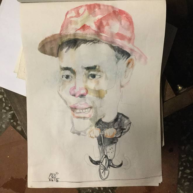 Tranh: Nguyễn Văn Hổ.