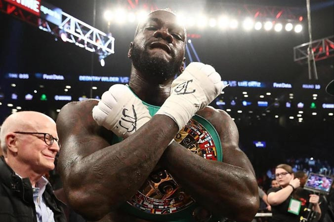 Deontay Wilder bảo vệ thành công đai WBC hạng nặng. Ảnh: GETTY Images. 