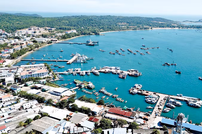 Cảng An Thới - Phú Quốc - Kiên Giang sắp trở thành đặc khu kinh tế của Việt Nam. Ảnh: Hoàng Hà.