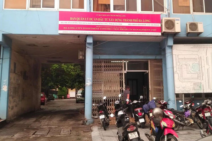 Trụ sở Ban QLDA đầu tư xây dựng TP Hạ Long. Ảnh: MĐ.
