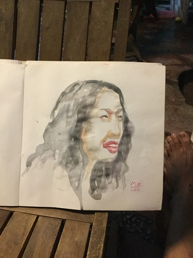 Tranh: Nguyễn Văn Hổ.