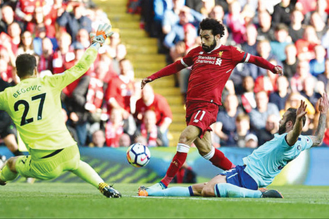 Mohamed Salah là ứng viên sáng giá cho cuộc đua Cầu thủ hay nhất Ngoại hạng Anh.
