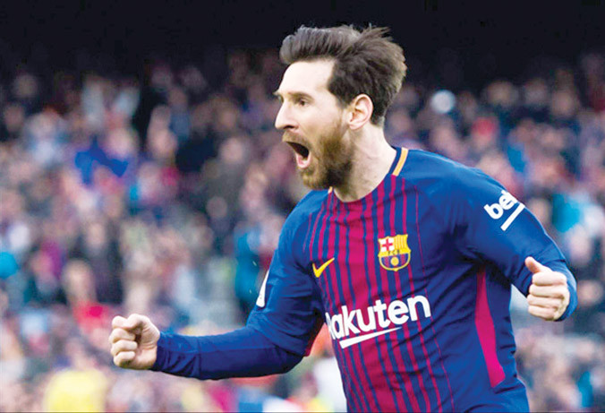 Messi thể hiện phong độ cao.