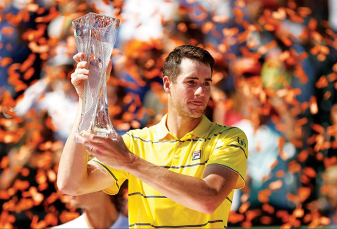 John Isner có được danh hiệu lớn nhất trong sự nghiệp.