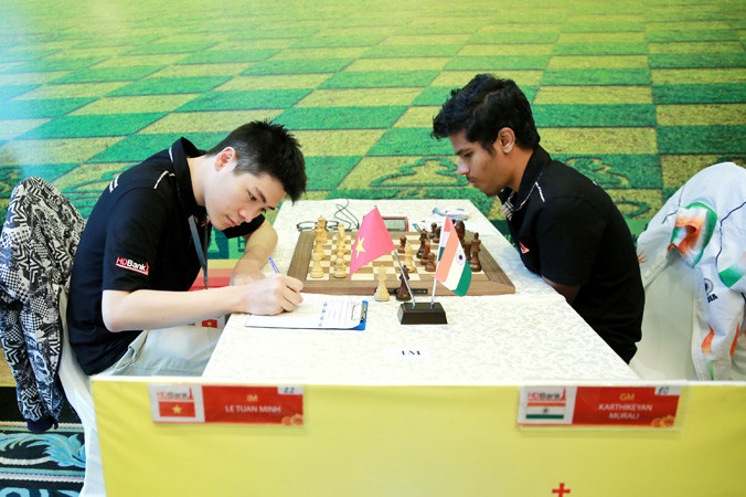 Lê Tuấn Minh có một giải đấu ấn tượng trên sân nhà Hà Nội. Ảnh: PV.