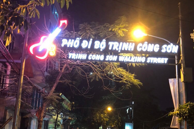 Khu phố đi bộ Trịnh Công Sơn chuẩn bị cho ngày khai trương 11/5