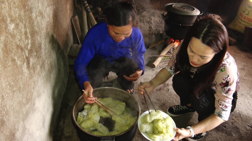 Chế biến món “Mảy Nhừng” bằng bắp cải 