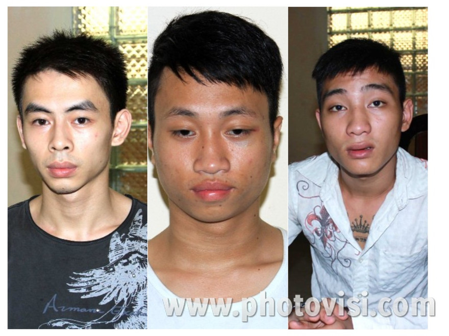 Ba nghi can tấn công cảnh sát bị bắt giữ.