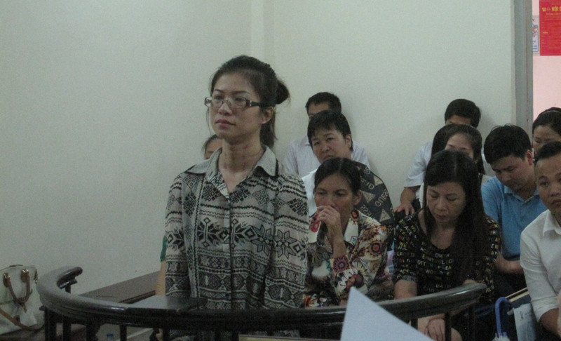 Bị cáo Yến trong phiên xử ngày 9/9