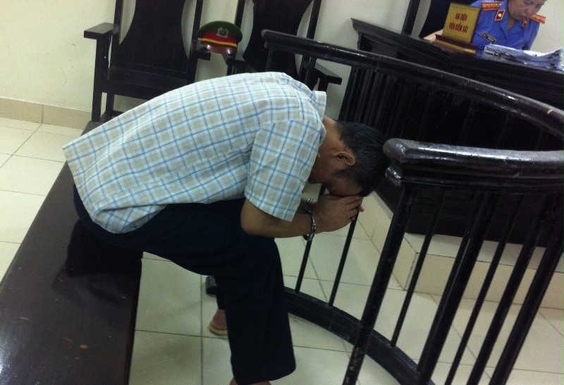 Bị cáo tỏ vẻ hối tiếc về những việc mình đã làm