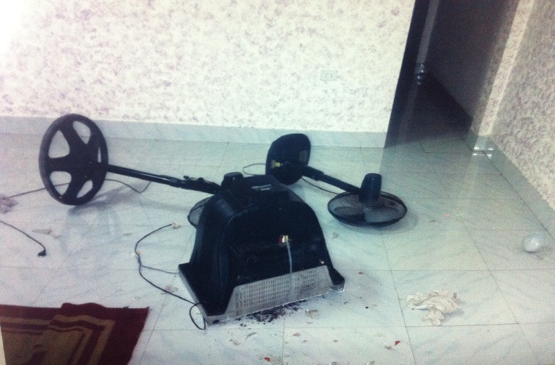 Nhiều tài sản đã bị nhóm côn đồ này phá hủy