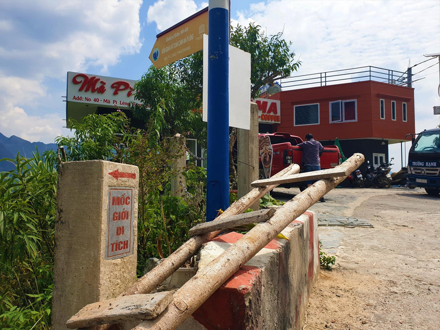 Các cơ quan chức năng, chính quyền địa phương vào cuộc xử lý công trình không phép trên đèo Mã Pì Lèng