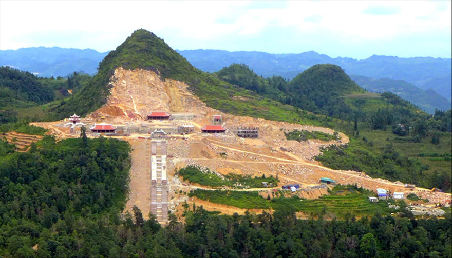 Toàn cảnh công trình thời điểm tháng 8/2019