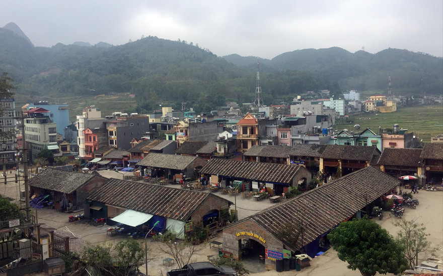 Toàn cảnh thị trấn Đồng Văn. Ảnh: Nguyễn Hoàn
