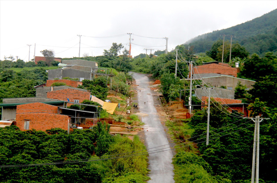 Dự án “giãn dân nội vùng” thuộc xã Đắk Long, huyện Đắk Hà, tỉnh Kon Tum