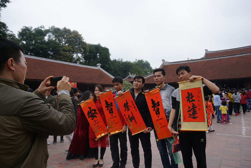 Văn Miếu Quốc Tử Giám dần trở thành một trong những không gian văn hóa sáng tạo lớn của Hà Nội Ảnh: NGUYÊN KHÁNH