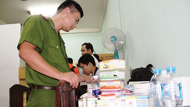 Cơ sở sản xuất chất tạo nạc bị phát hiện ngày 19/8. Ảnh: Ngô Bình