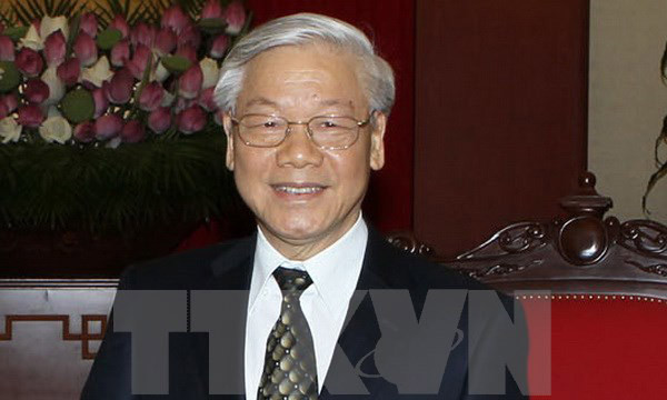 Tổng Bí thư Nguyễn Phú Trọng. (Ảnh: Trí Dũng/TTXVN)