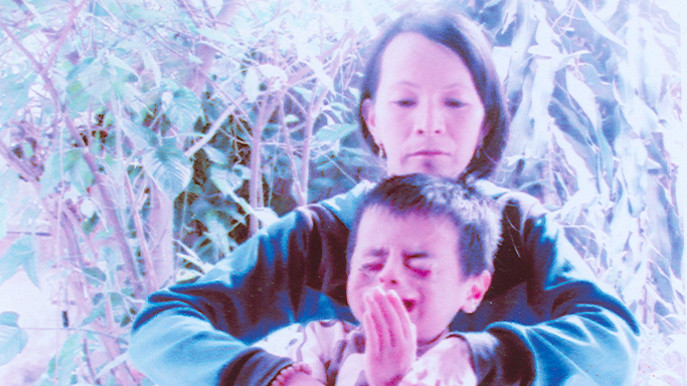 Chị Gái và con trai Hồ Ngọc Tới