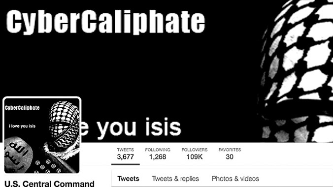 Tài khoản của CentCom trên Twitter bị đoạt quyền kiểm soát tạm thời và thay đổi hình ảnh