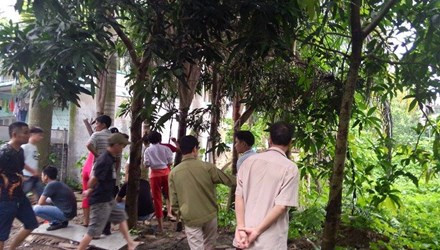 Hiện trường nơi phát hiện thi thể nạn nhân