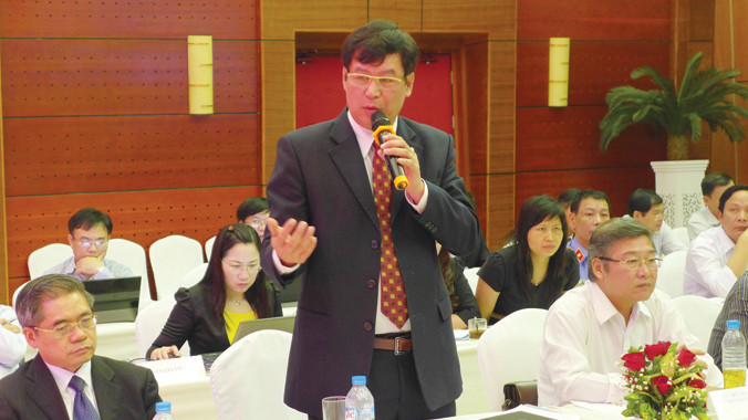 Phó Viện trưởng Viện KSND Tối cao Trần Công Phàn phát biểu tại Hội thảo