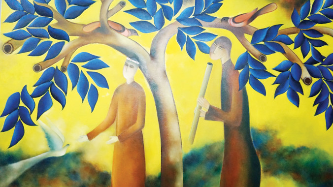 Tranh: Nguyễn Quang Thiều