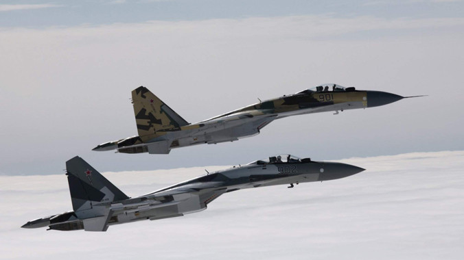 Chiến đấu cơ Su-30SM tối tân của Nga. Ảnh: Getty Images