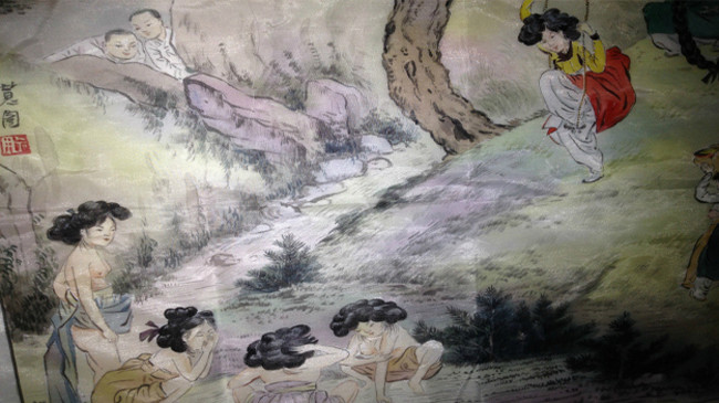 Bức họa Quang cảnh Ngày hội Dano. Ảnh: Foreign Policy